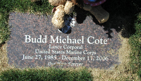 LCpl Budd M. Cote 4 LCpl Budd M. Cote 4