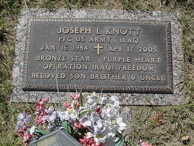 PFC Joseph L. Knott 2 PFC Joseph L. Knott 2