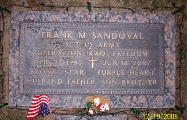 SGT Frank M. Sandoval 2 SGT Frank M. Sandoval 2