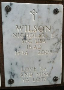 SPC Nicholas E.Wilson 2 SPC Nicholas E.Wilson 2